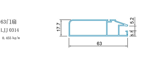 门框料1-63门扇(图1)