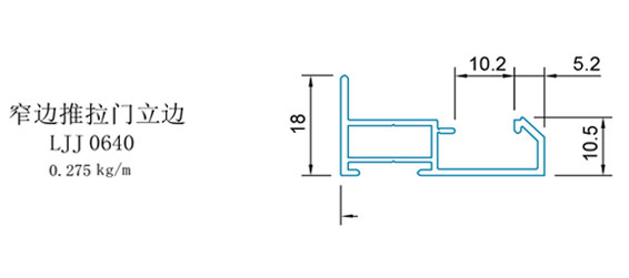 窄边推拉门立边(图1)